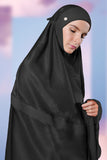 Telekung ARJANA Blossoms in Black