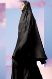 Telekung ARJANA Blossoms in Black