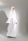 Mini Telekung ARJANA Khawla in White