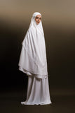 PRE-ORDER: Telekung ARJANA Adaline in White with Swarovski Crystals