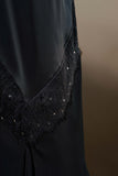 PRE-ORDER: Telekung ARJANA Adaline in Black with Swarovski Crystals