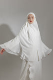 Mini Telekung ARJANA Lily in White