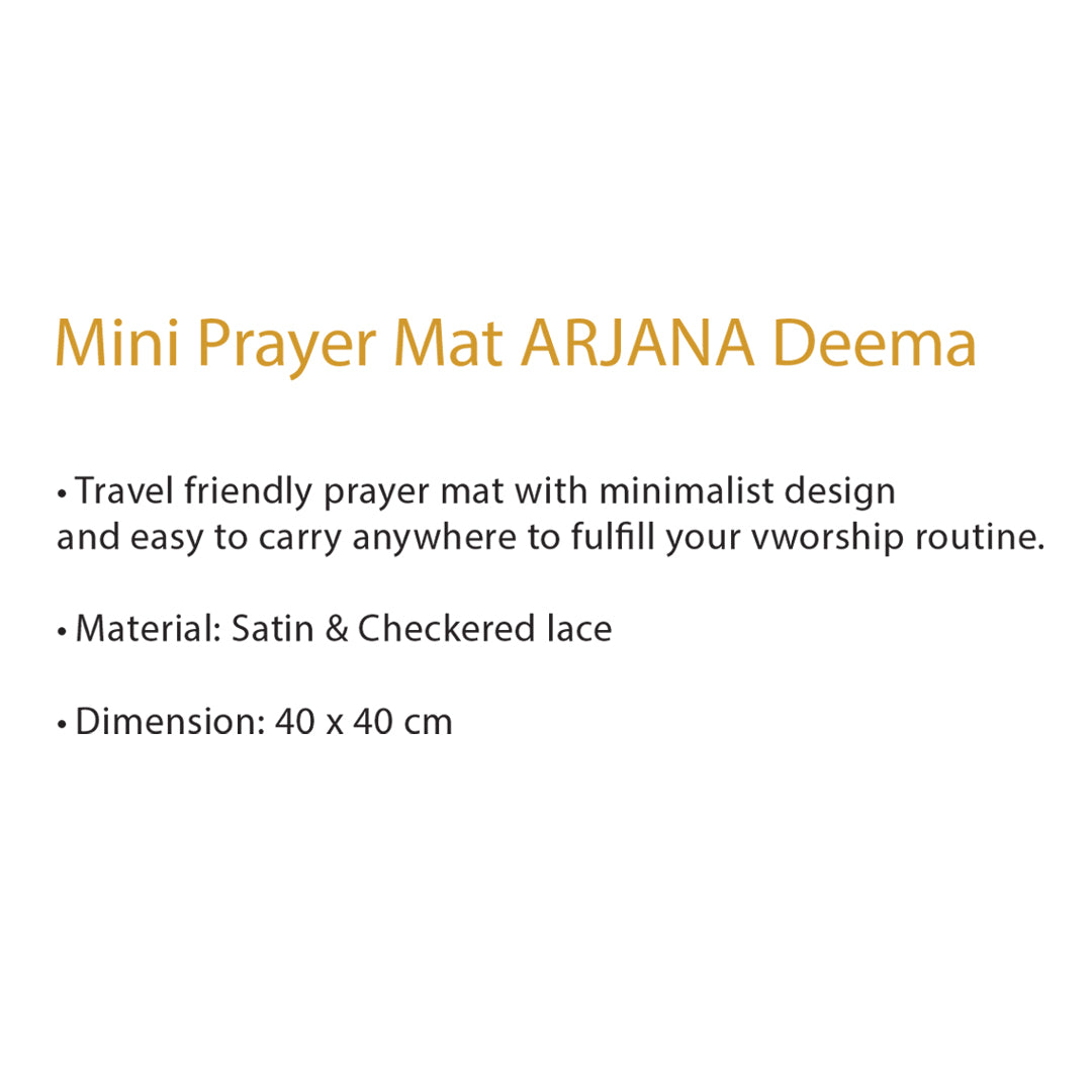 Mini Prayer Mat ARJANA Deema