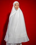 Telekung ARJANA Demhia in White