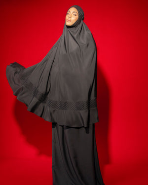 Telekung ARJANA Demhia in Black