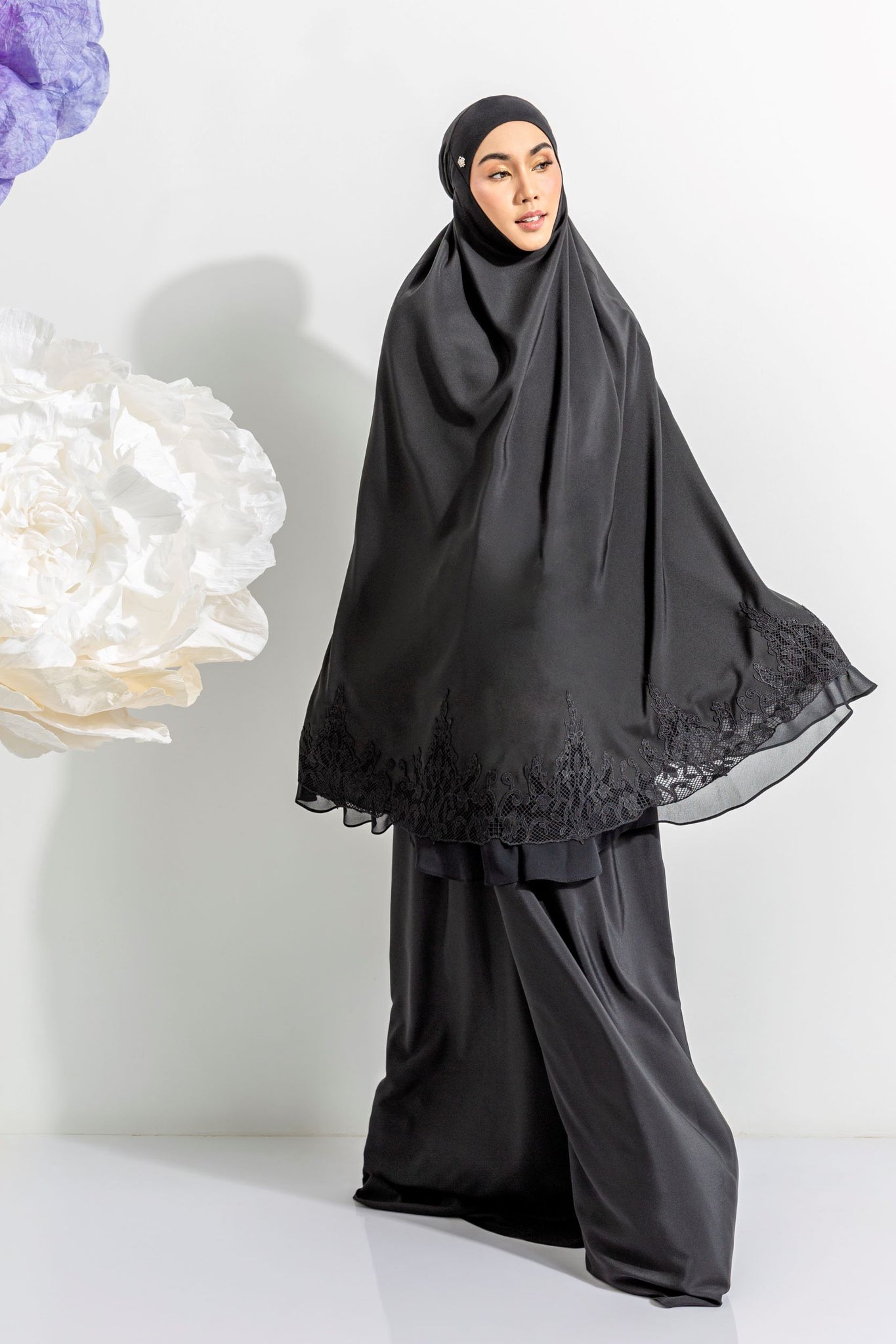Telekung ARJANA Fileya in Black