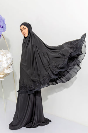 Telekung ARJANA Fileya in Black