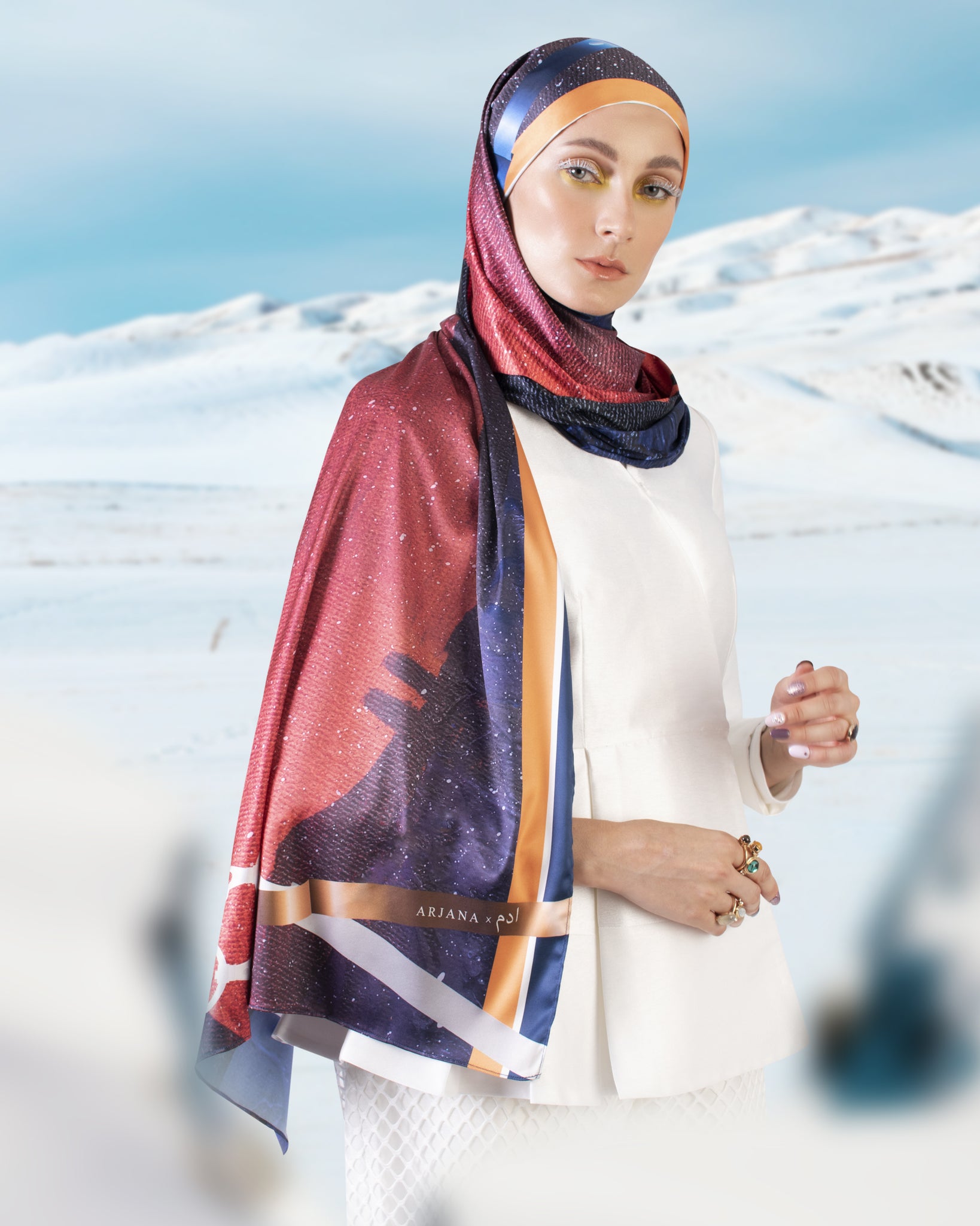 ARJANA X ADAM : Dawn of Trans-Siberia (Shawl)