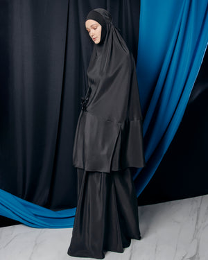 Telekung ARJANA Raudhah in Black