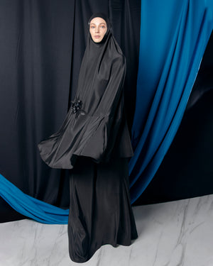 Telekung ARJANA Raudhah in Black