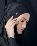 Telekung ARJANA Raudhah in Black