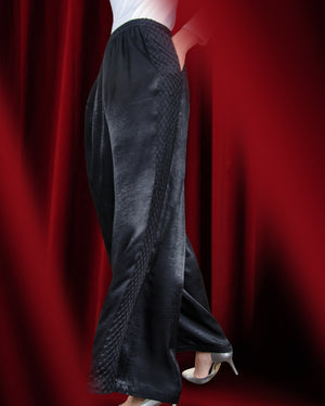 ARJANA Damier Dreamy Pants (Pants for Telekung) in Black